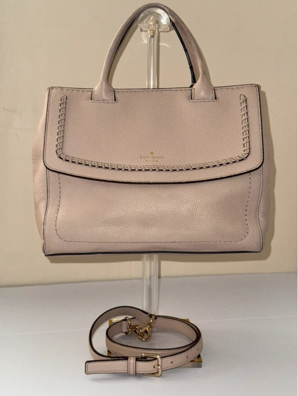 Kate Spade Hughes Street Celinda Leather Satchel Crossbody WKRU5152